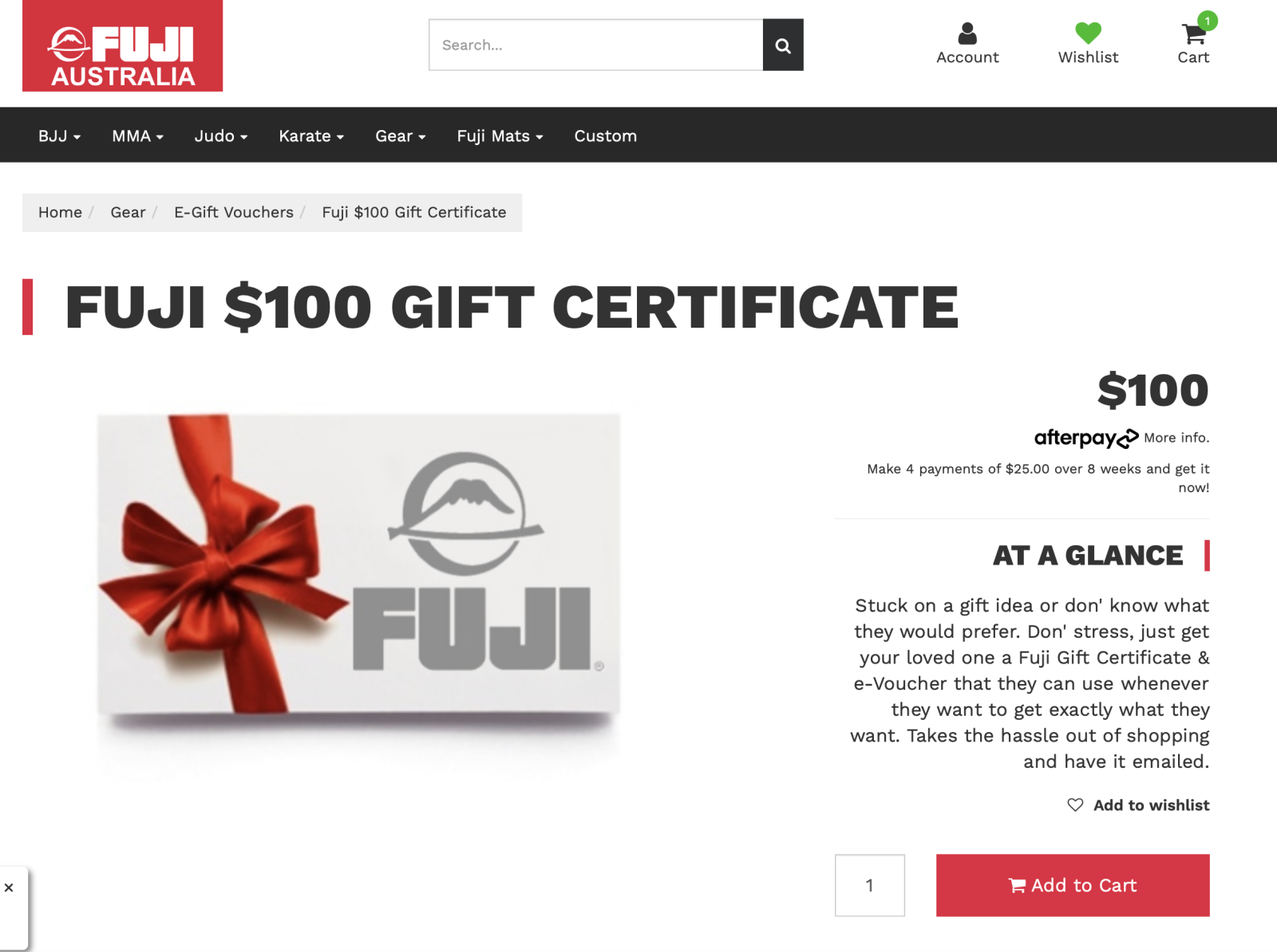 Fuji Gift Vouchers: Empower Martial Arts Enthusiasts with the Gift of ...